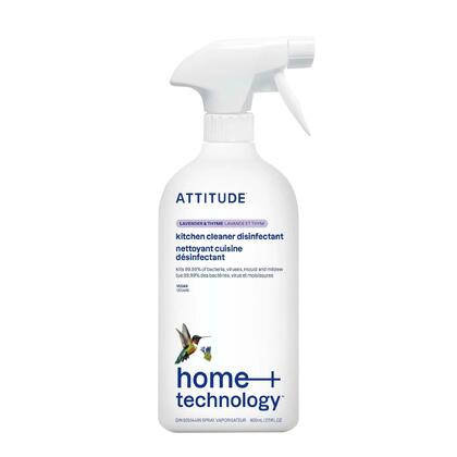 Nettoyant désinfectant pour la cuisine, Élimine 99,99 % des germes et des virus, Lavende et thym