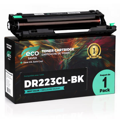 Brother DR223CL unité de tambour compatible noire - Eco-Saver