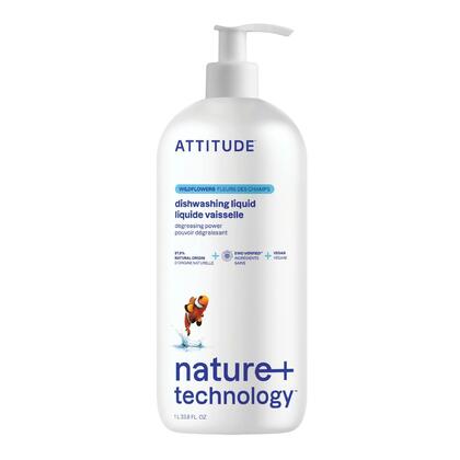 Nature + Technology™ Liquide vaisselle, Fabriqué au Canada, 1L - ATTITUDE