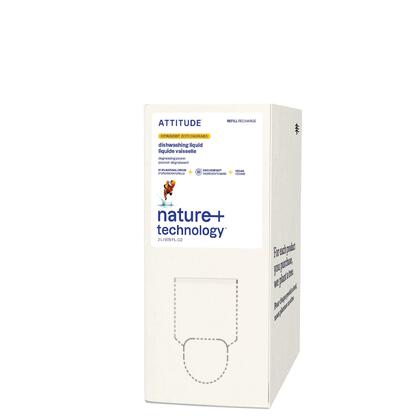 Nature + Technology™ Liquide vaisselle Éco-Recharge, 2L - ATTITUDE