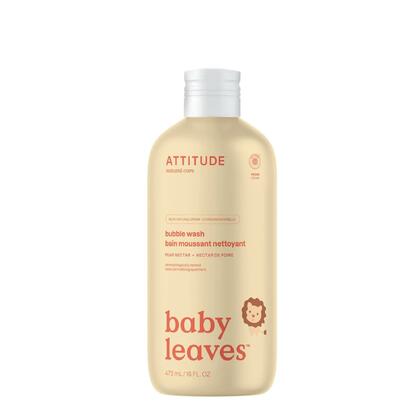 Baby leaves™ Bain moussant nettoyant, 473ML - ATTITUDE
