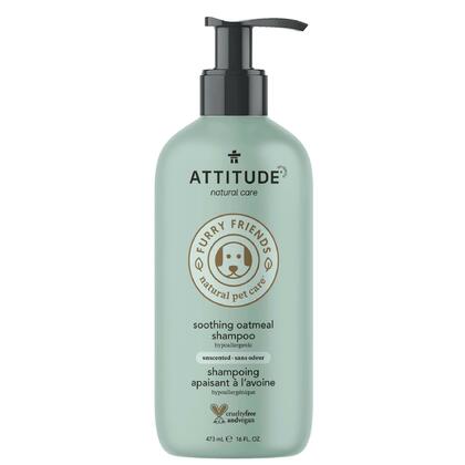 Furry Friends Shampoing pour animaux, Sans odeur/Lavande, 473 mL - ATTITUDE