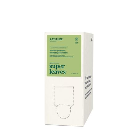 Super leaves™ Shampooing végan aux ingrédients d'origine naturelle, Éco-Recharge 2L - ATTITUDE