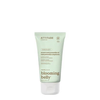 Blooming belly™ Huile de soin vergetures grossesse, Utilisable pendan, Argan rose, 150 mL - ATTITUDE