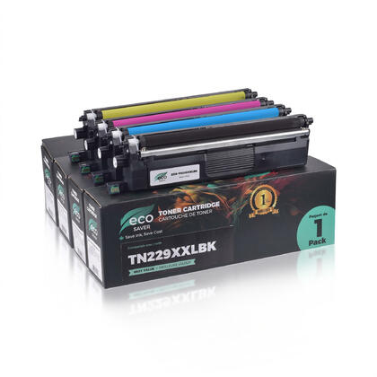 Pack combiné de cartouches de toner compatibles Brother TN229XXL - très haut rende - Eco-Saver