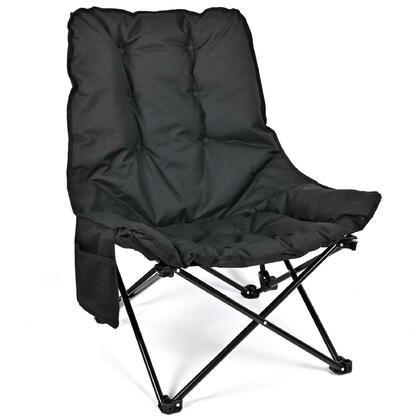 Chaise de camping pliante portable, dossier haut ergonomique, 3 positions