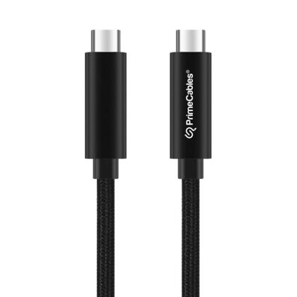Câble USB 3.2 Gen 2 Type‑C tout‑fonction, 100 W, 4K@60 Hz, gaine en nylon tressé, 1 m - PrimeCables®