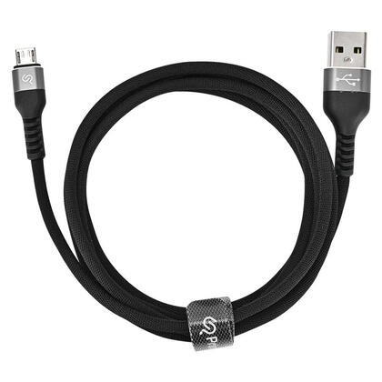 Câble de recharge Micro USB 2.0 tressé en nylon avec boîtier en aluminium, 1,5 m - PrimeCables®
