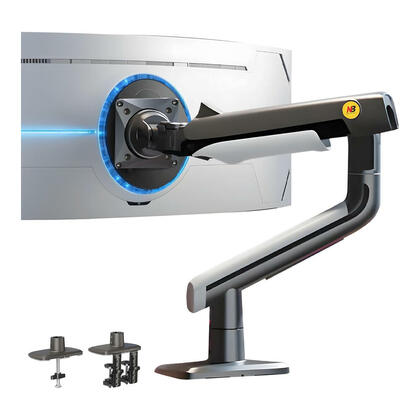 Support de bureau robuste pour moniteur de jeu unique, compatible avec les écrans de 27 à 50 po - NB