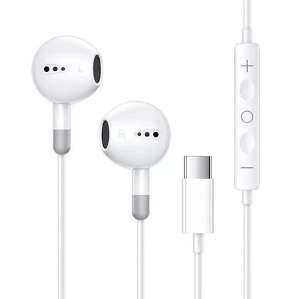 Écouteurs USB-C avec micro intégré, appels ultra-clairs, réduction du bruit, intra-auriculaires