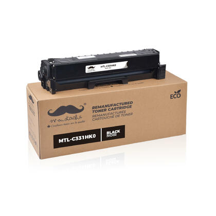 Lexmark C331HK0 cartouche de toner remanufacturée noire haute capacité - Moustache®