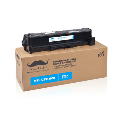 Lexmark C331HC0 cartouche de toner remanufacturée cyan haute capacité - Moustache®