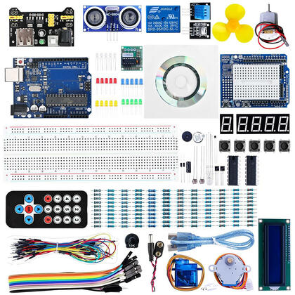 UNO Project Super Starter Kit with Tutorial  UNO R3 for Arduino - PrimeCables®