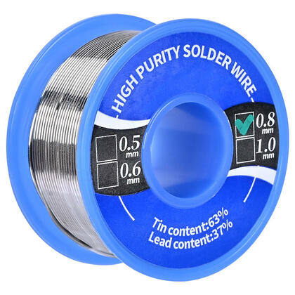 Fil à Souder 63Sn/37Pb 100 g 0,8 mm Flux Intégré Fusion Rapide - PrimeCables®