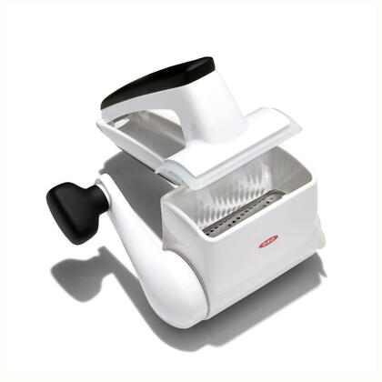 OXO Good Grips râpe à fromage rotative SEAL & STORE avec lames en acier inoxydable - OXO